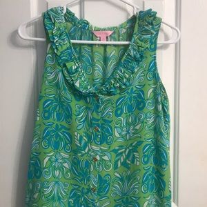 🌴Lilly Pulitzer sleeveless silk blouse